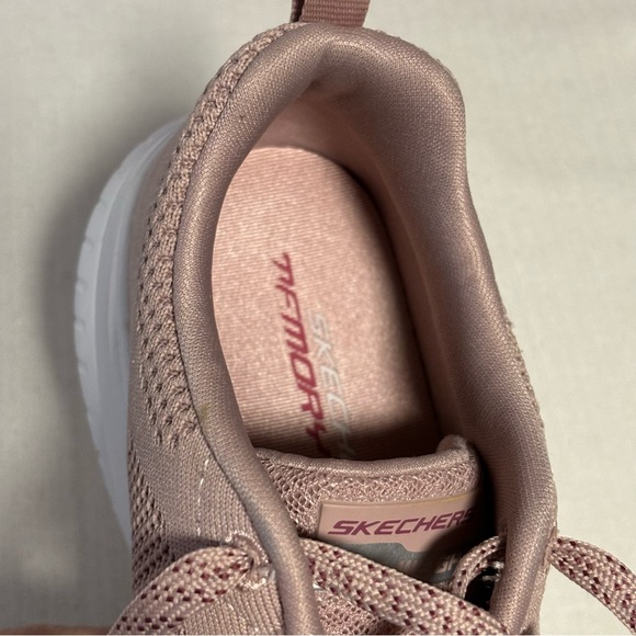 Skechers Lite-weight BOBS Sport Squad Chaos 6.5 Memory Foam Lace up sneaker MVE - Picture 9 of 16